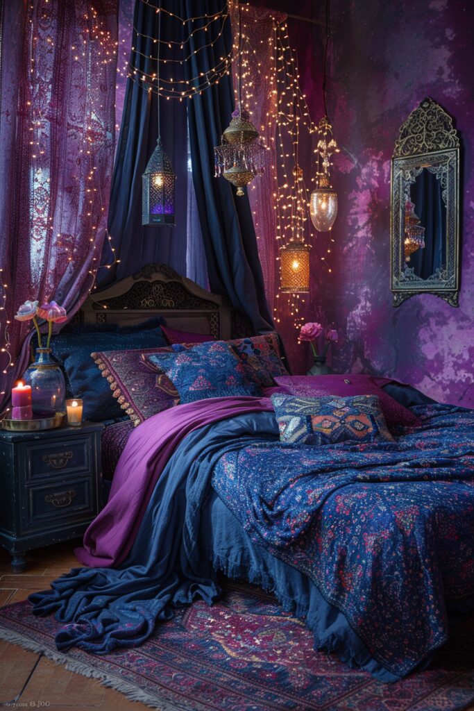 29 Gypsy Boho Bedroom Ideas for a Whimsical Retreat 3 Mystical Gypsy Boho Enclave