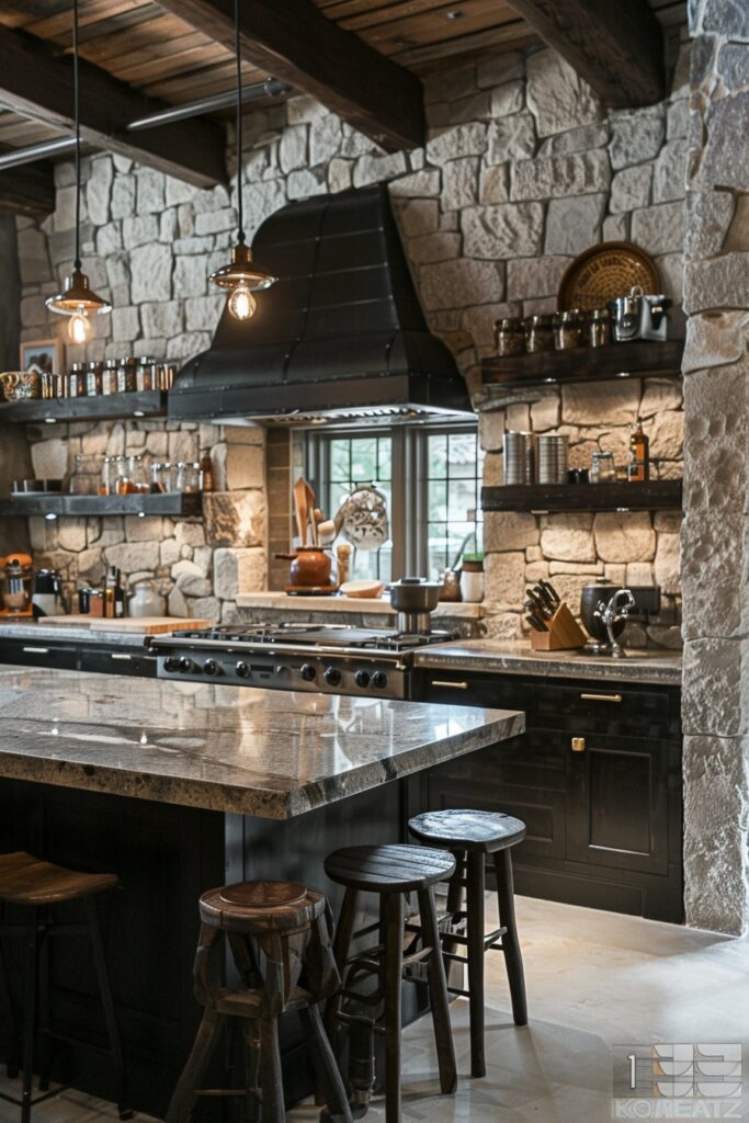 29 Modern Luxury Kitchen Ideas for a High-End Design 18 Natural Stone Elegance Kitchens