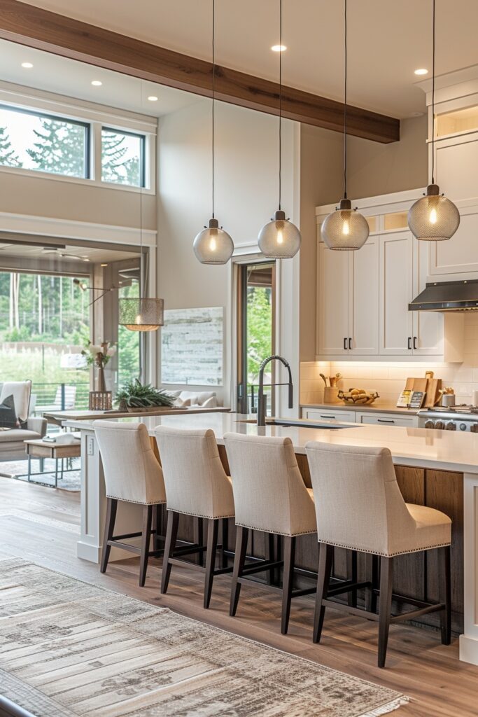 29 Modern Kitchen Ideas to Create a Gourmet Cooking Environment 6 Open-Plan Living Kitchens