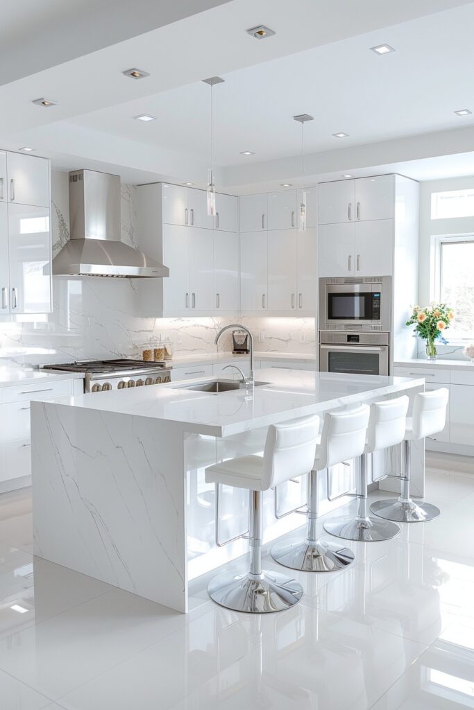 29 Modern Luxury Kitchen Ideas for a High-End Design 10 Pure White Luxury Kitchens