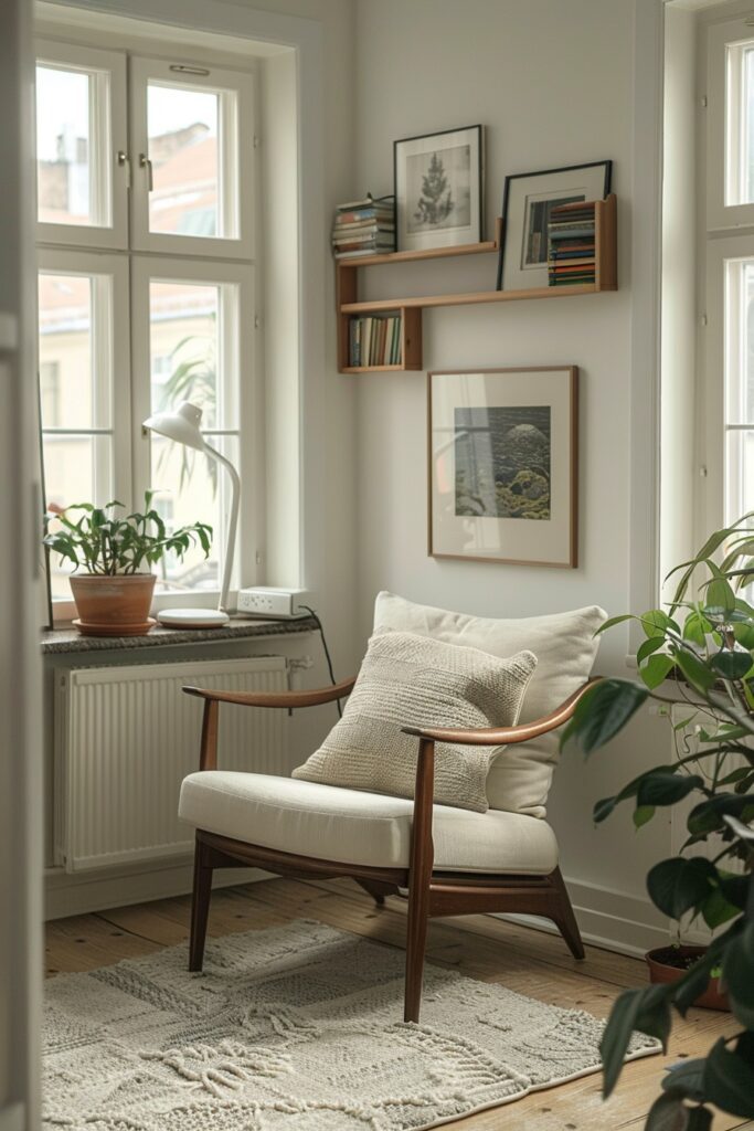 29 Scandinavian Interior Ideas to Bring Nordic Charm to Any Room 29 Quiet Scandinavian Reading Area