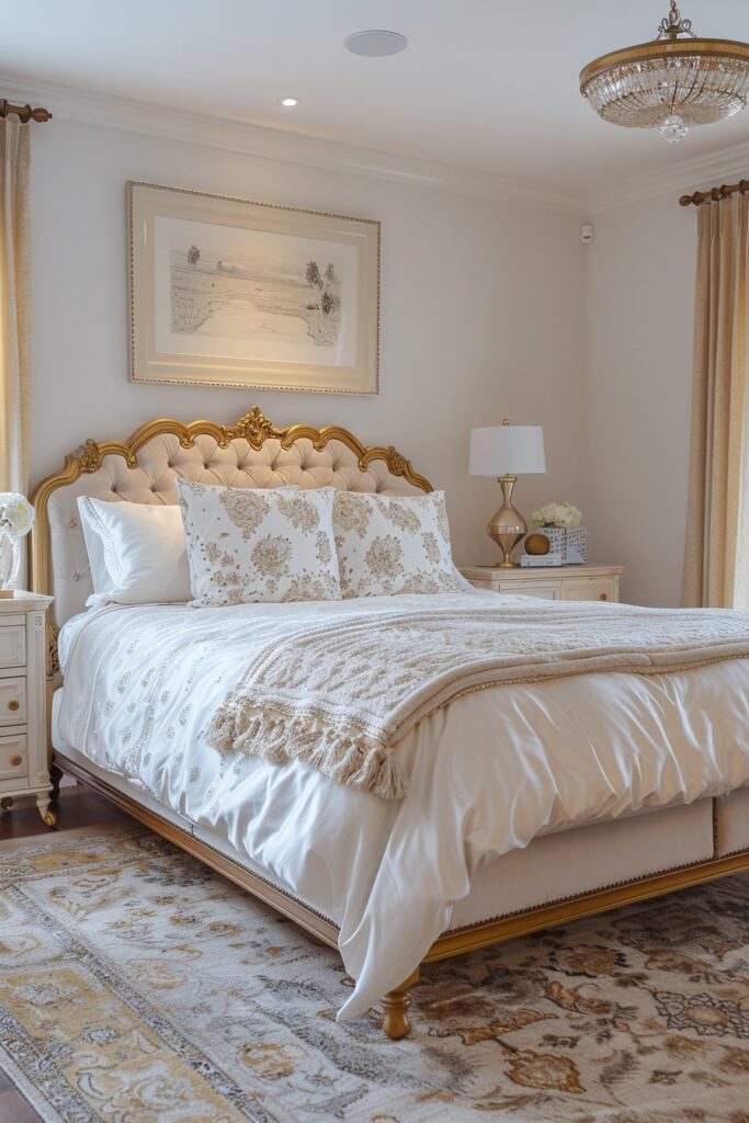 29 Bedroom Ideas for Couples to Personalize Your Space Together 10 Regal Gold Accent Bedroom