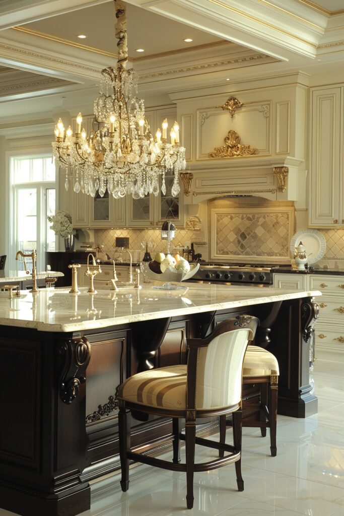 29 Modern Luxury Kitchen Ideas for a High-End Design 28 Regency Era Inspired Opulent Kitchens