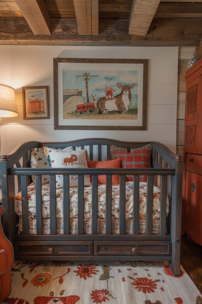 29 Nursery Room Ideas to Inspire Your Baby's First Space 28 Rustic Farm Nursery
