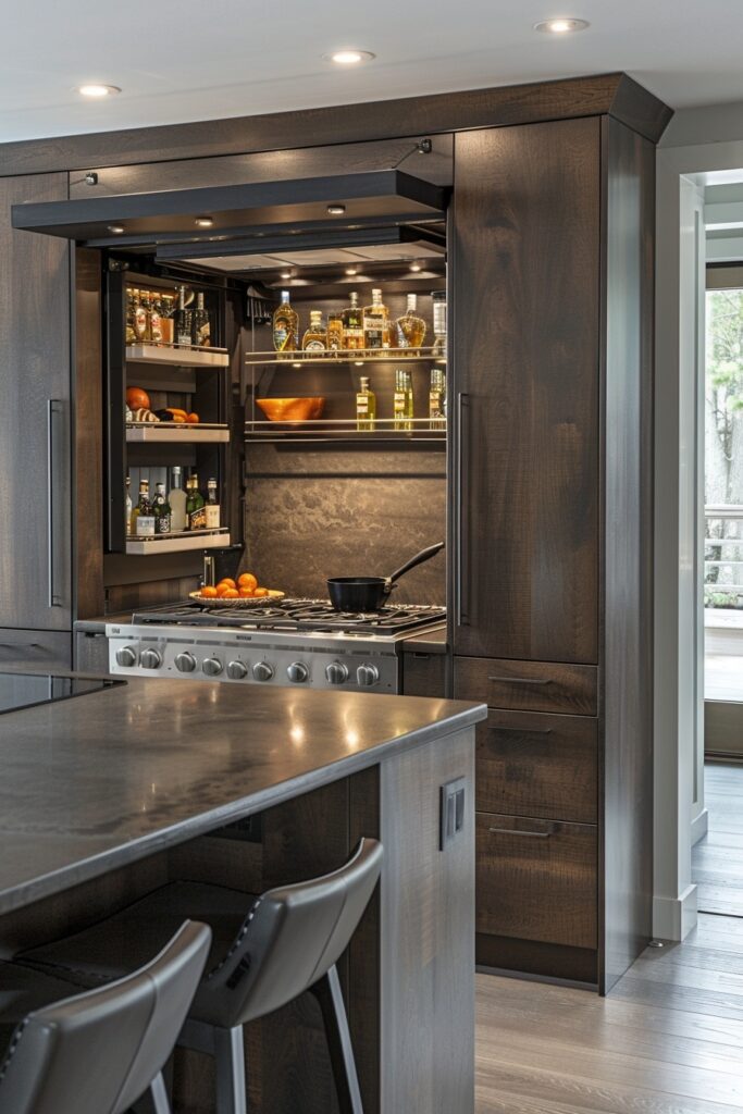 29 Modern Kitchen Ideas to Create a Gourmet Cooking Environment 16 Seamlessly Integrated Appliance Kitchens