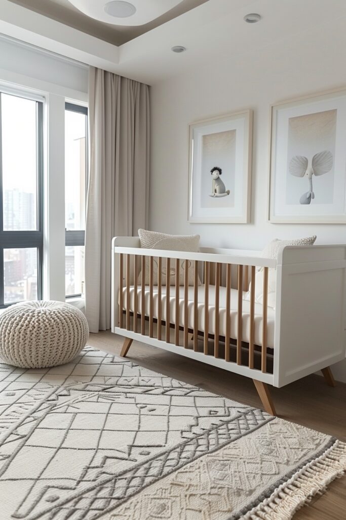 29 Nursery Room Ideas to Inspire Your Baby's First Space 3 Sleek Nordic Nursery