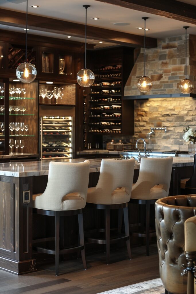 29 Modern Luxury Kitchen Ideas for a High-End Design 9 Sophisticated Wine Lover’s Kitchens