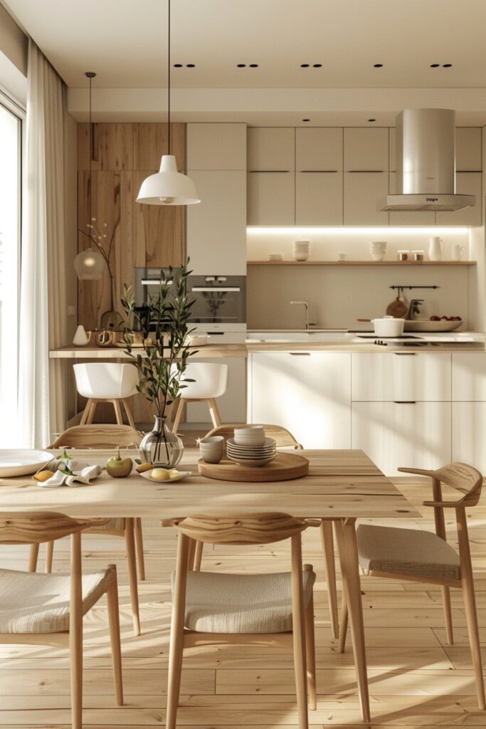 29 Scandinavian Interior Ideas to Bring Nordic Charm to Any Room 20 Streamlined Scandinavian Kitchen