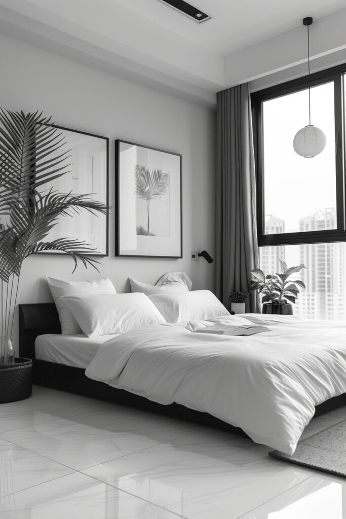 29 Bedroom Ideas for Couples to Personalize Your Space Together 22 Striking Black and White Bedroom