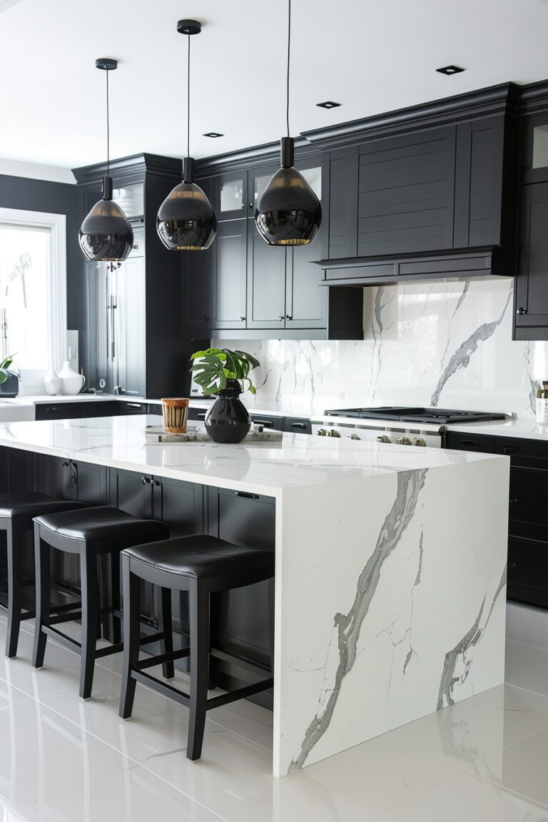 29 Black And White Modern Kitchen Ideas For A Stunning Interior — free download