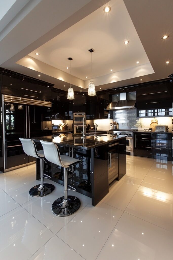 29 Modern Kitchen Ideas to Create a Gourmet Cooking Environment 5 Ultra-Modern Glossy Kitchens