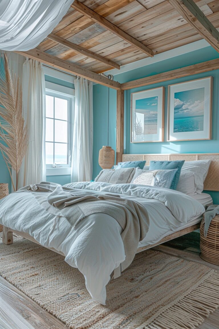 29 Beachy Boho Bedroom Ideas To Infuse Your Space With Coastal Charm