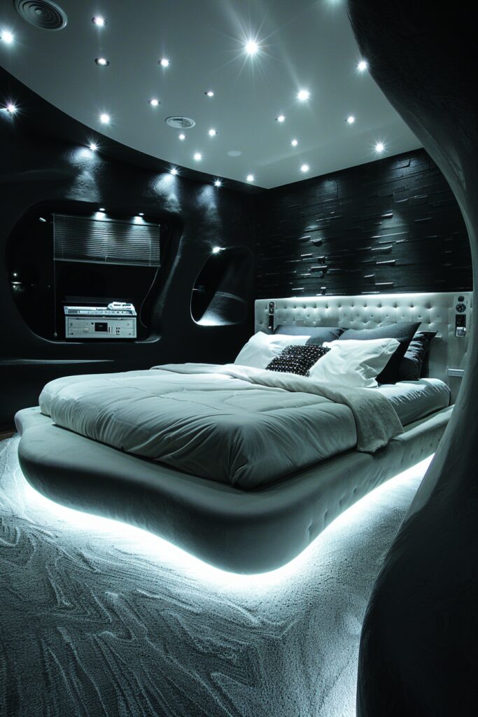 29 Bedroom Ideas for Couples to Personalize Your Space Together 20 Visionary Futuristic-Style Bedroom