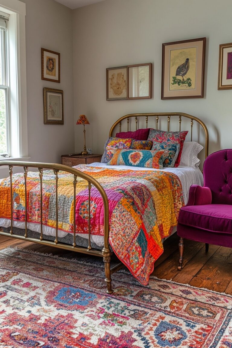 29 Boho Bedroom Vintage Decor Ideas To Mix Vintage Charm With Boho Style
