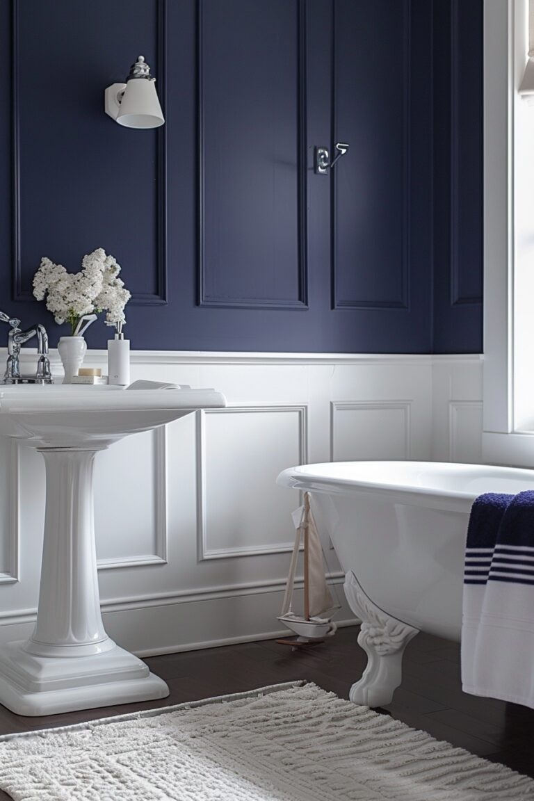 29 Blue Bathroom Decor Ideas To Create A Cool And Peaceful Atmosphere