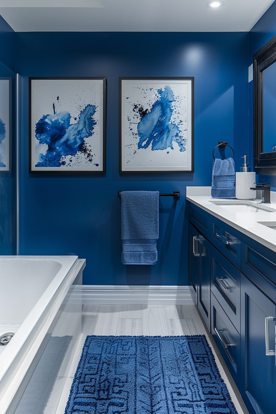 29 Blue Bathroom Decor Ideas To Create A Cool And Peaceful Atmosphere