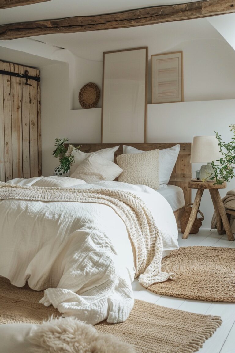Image showcasing 29 Scandi Boho Bedroom Ideas For A Calm And Inviting Atmosphere
