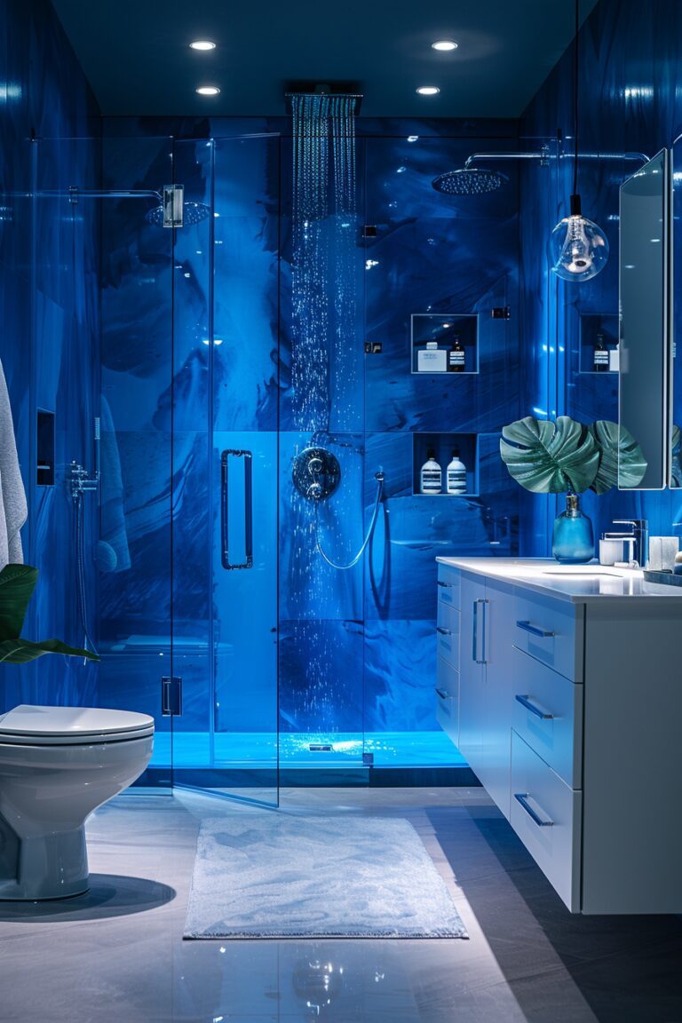29 Blue Bathroom Decor Ideas To Create A Cool And Peaceful Atmosphere