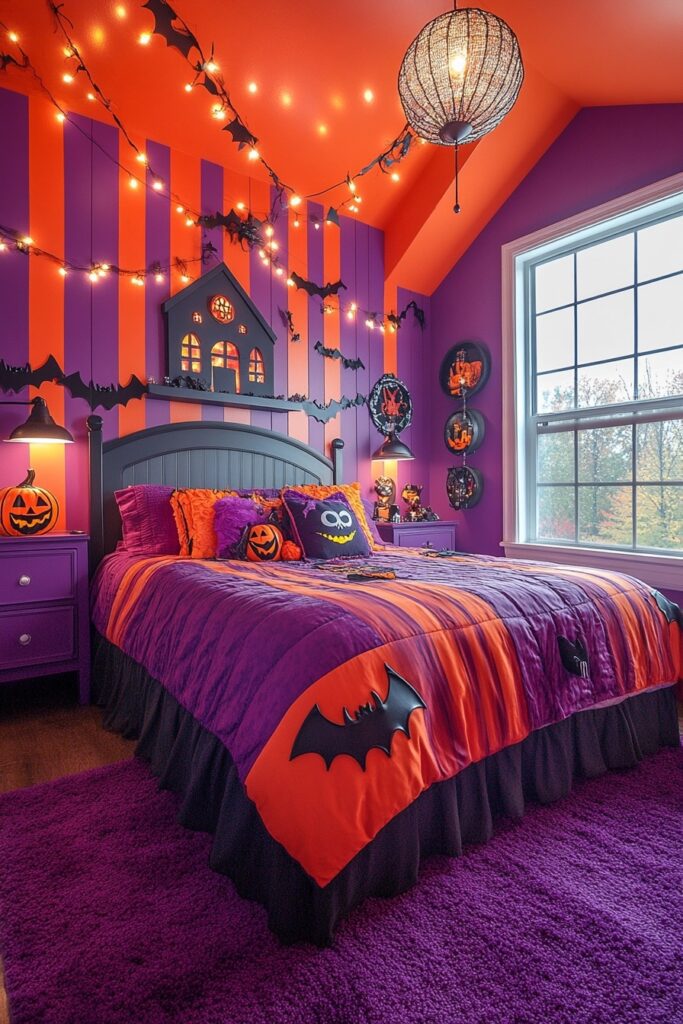 29 Halloween Decor Bedroom Ideas to Add Spooky Vibes to Your Sleeping Space 15 Festive Halloween Haven
