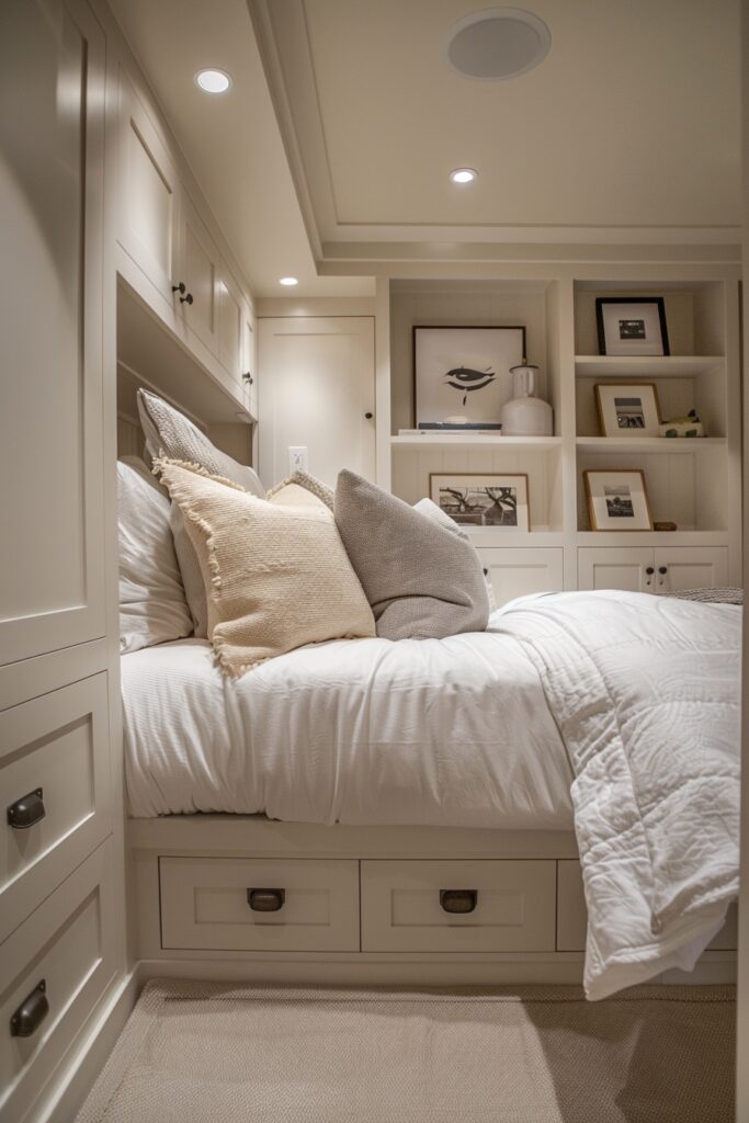 29 Guest Room Ideas for Small Rooms with Clever Space-Saving Solutions 23 Floor-to-Ceiling Storage