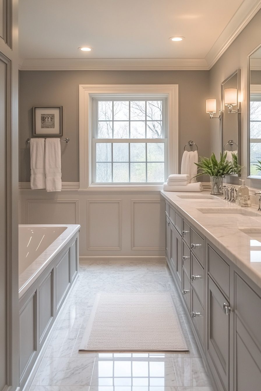 29 Vintage Modern Master Bath Ideas That Marry Classic Charm With ...