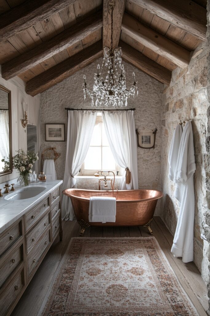 29 Rustic Home Decor Ideas to Infuse Country Charm into Your Home 22 Luxe Rustic Retreat
