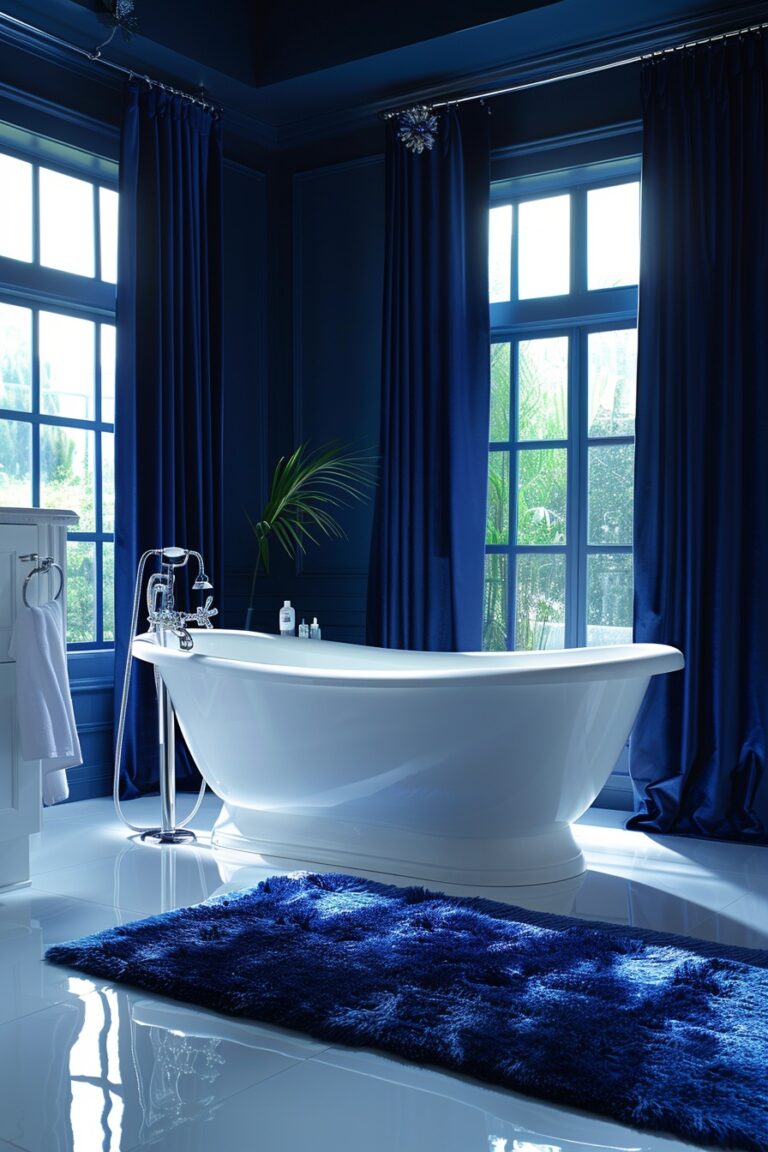 29 Blue Bathroom Decor Ideas To Create A Cool And Peaceful Atmosphere