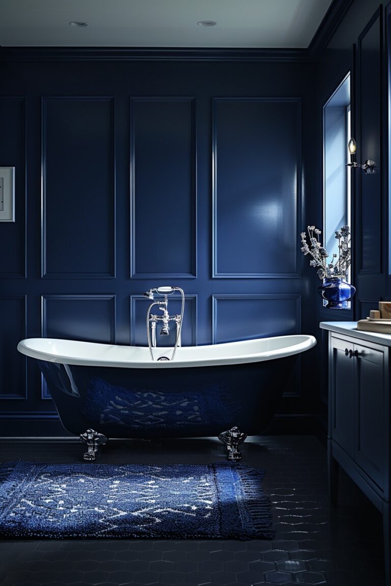 29 Blue Bathroom Decor Ideas To Create A Cool And Peaceful Atmosphere