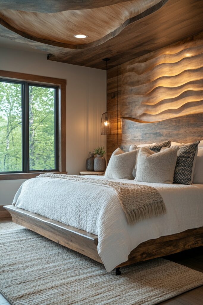 29 Organic Modern Bedroom Ideas with a Focus on Eco-Friendly Elegance 28 Modern Nature Fusion