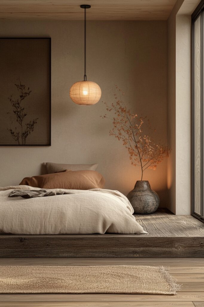 29 Organic Modern Bedroom Ideas with a Focus on Eco-Friendly Elegance 19 Organic Minimalist Room