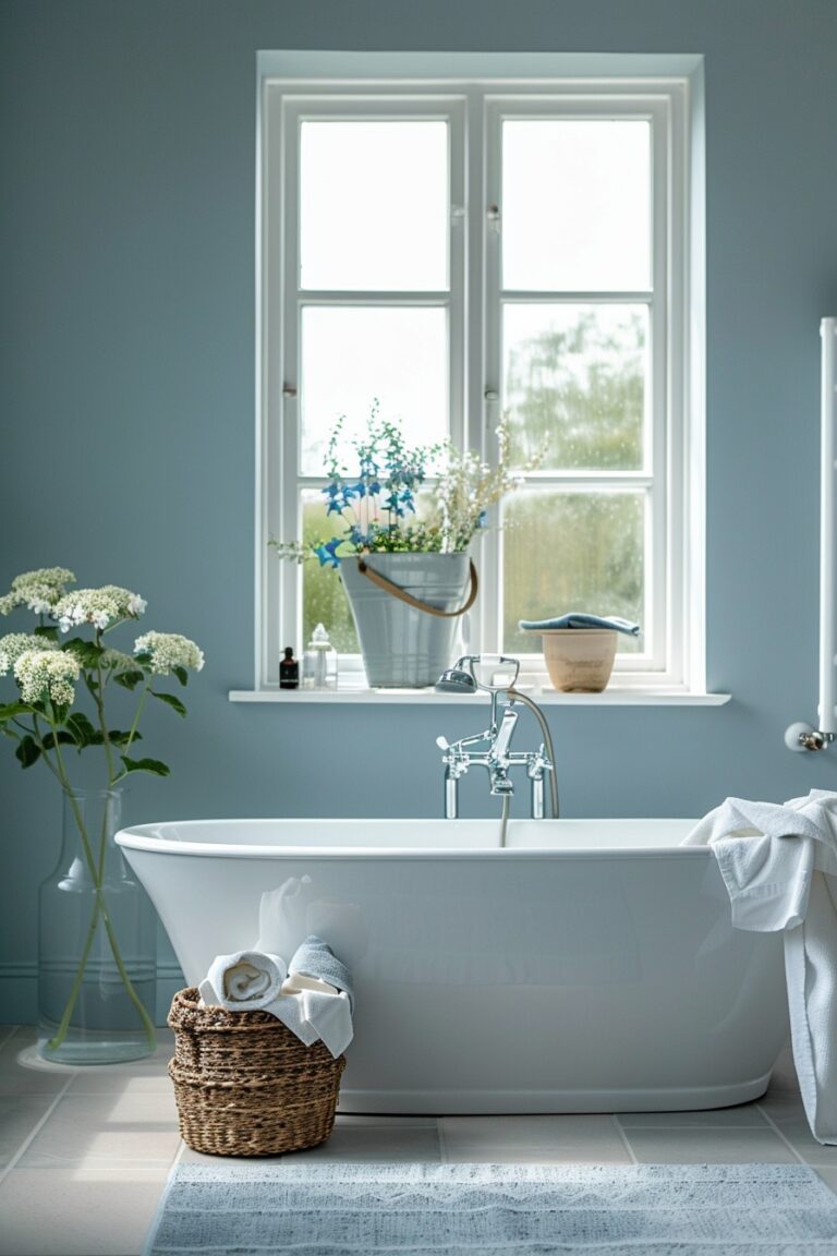29 Blue Bathroom Decor Ideas To Create A Cool And Peaceful Atmosphere