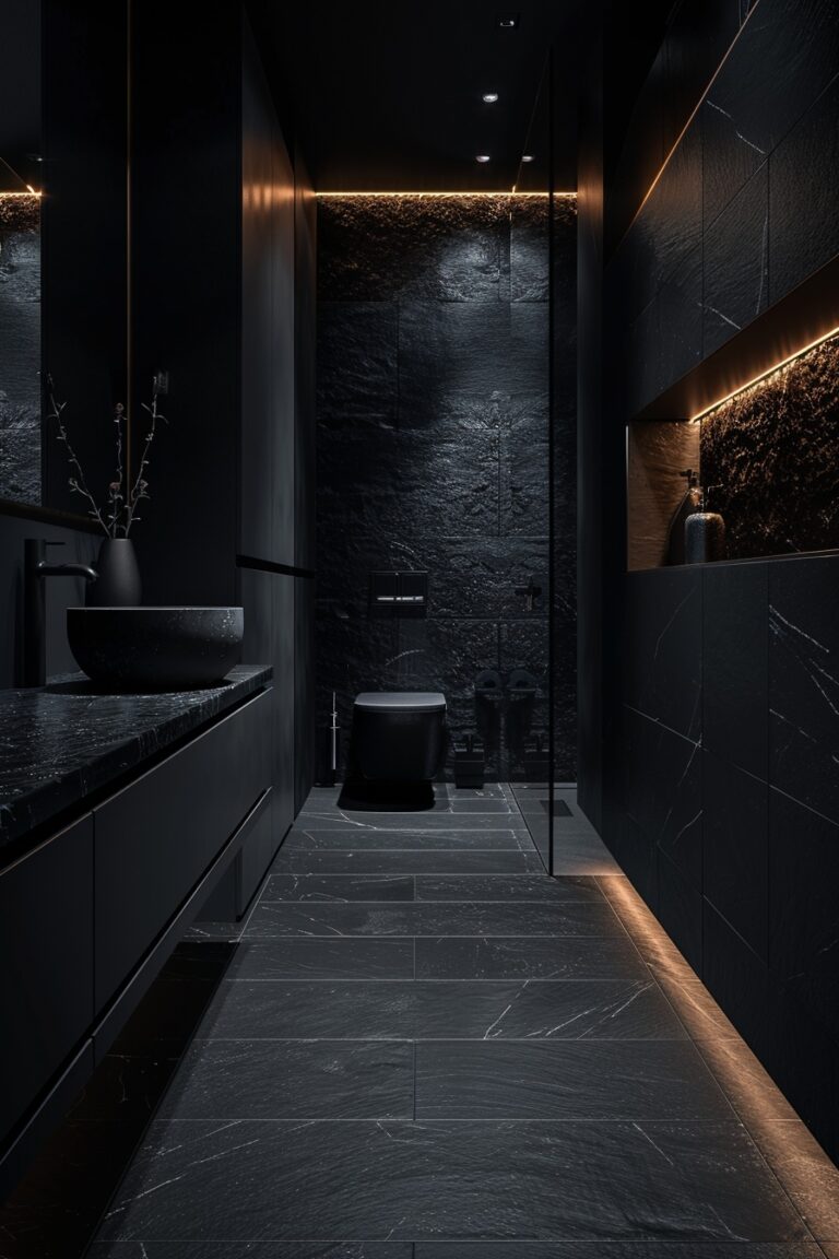 29 Black Bathroom Decor Ideas To Transform Your Space With Dark Elegance