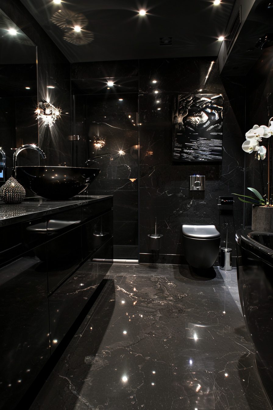 29 Black Bathroom Decor Ideas To Transform Your Space With Dark Elegance