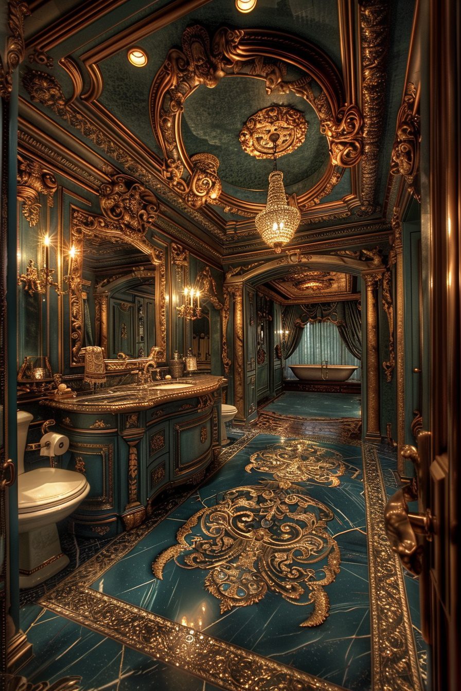 29 Gold Bathroom Decor Ideas To Create An Elegant Atmosphere