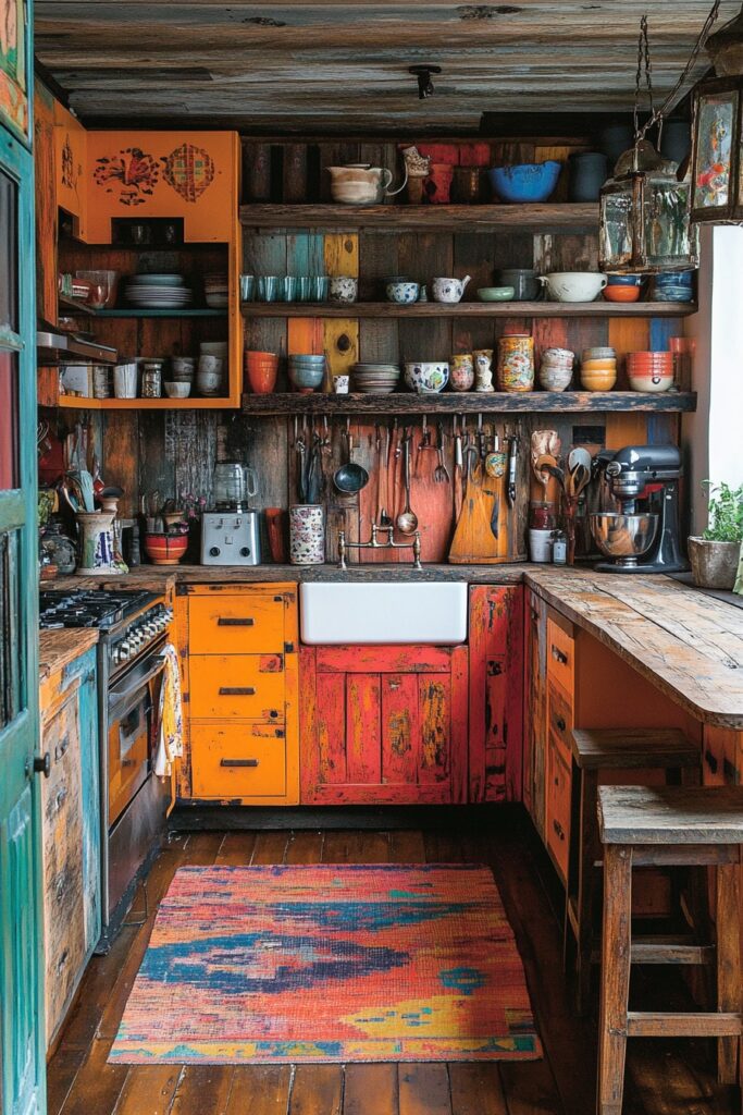 29 Rustic Home Decor Ideas to Infuse Country Charm into Your Home 14 Rustic Eclectic Blend