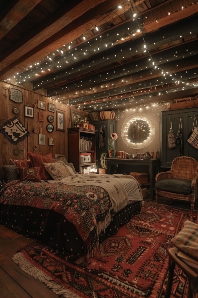 29 Rustic Boho Witchy Bedroom Ideas to Create an Enchanting Retreat 4 Rustic Starlight Studio