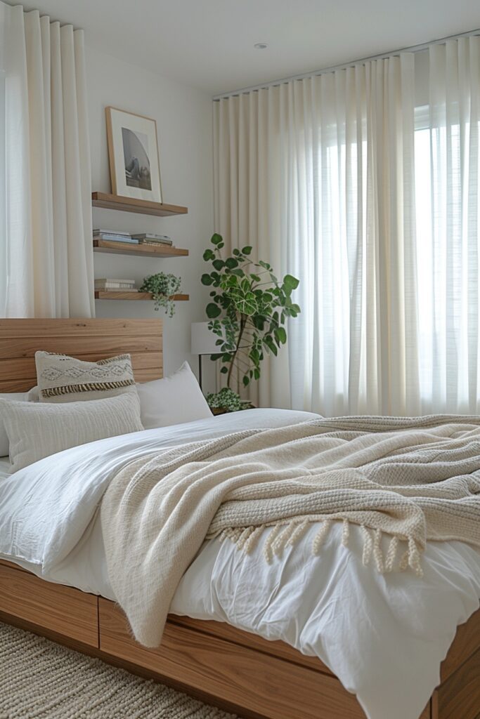 29 Guest Room Ideas for Small Rooms with Clever Space-Saving Solutions 7 Scandinavian Guest Room Simplicity
