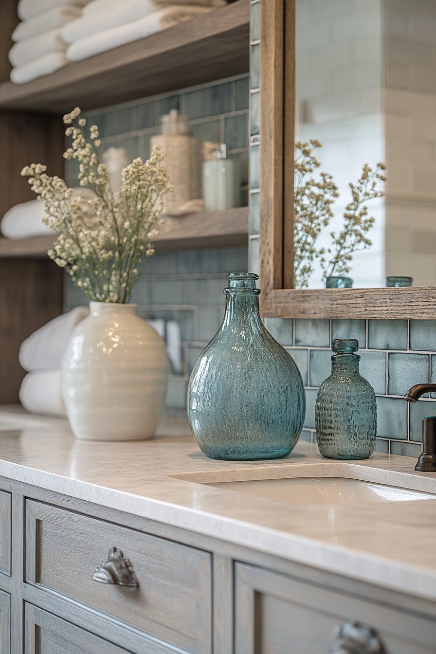 29 Coastal Farmhouse Bathroom Ideas To Infuse Beach Vibes Into Your Decor