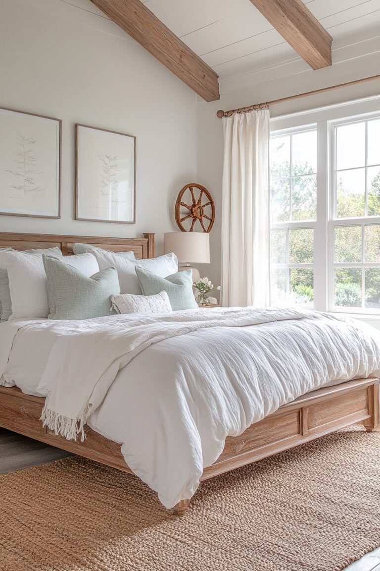 29 Coastal Farmhouse Bedroom Ideas For Dreamy Seaside Vibes