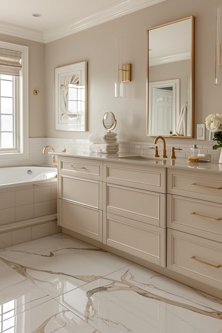 29 Gold Bathroom Decor Ideas To Create An Elegant Atmosphere
