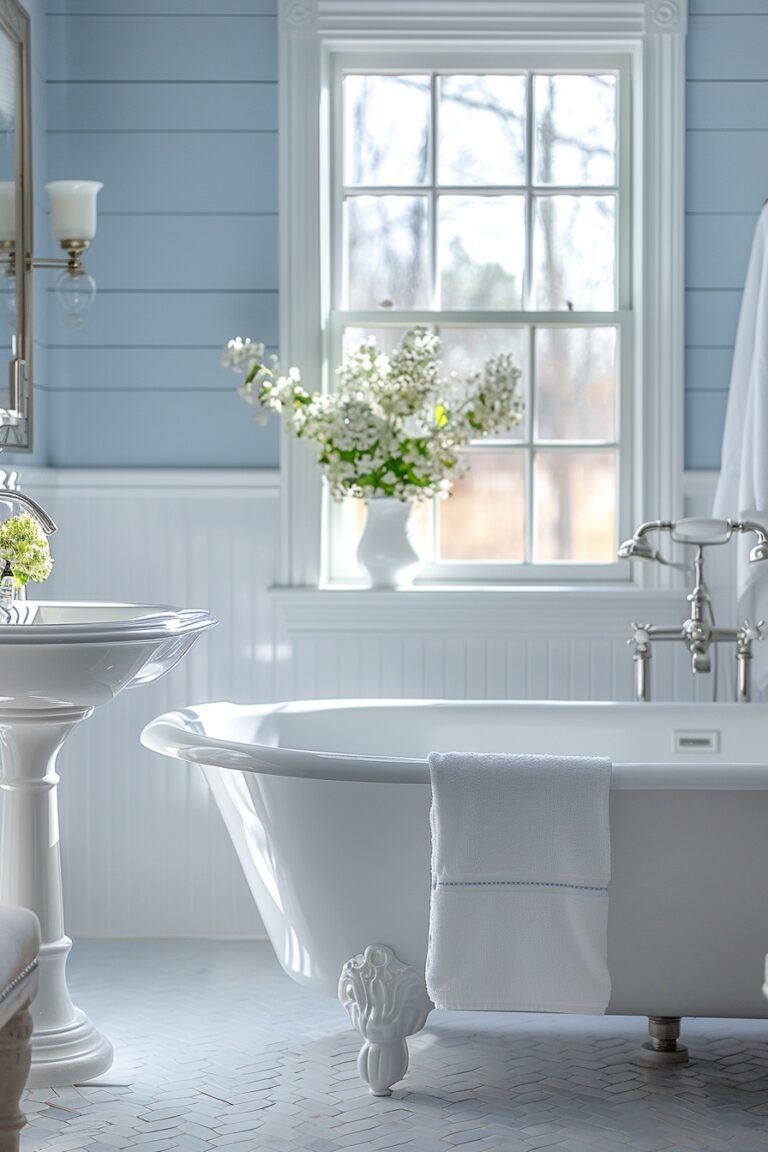 29 Blue Bathroom Decor Ideas To Create A Cool And Peaceful Atmosphere