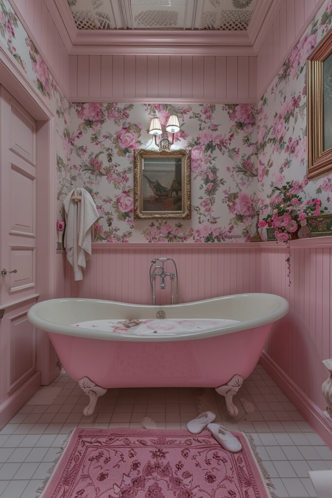 29 Pink Bathroom Decor Ideas for a Fun and Feminine Touch 23 Sophisticated Pink Tradition