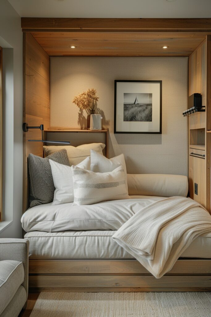 29 Guest Room Ideas for Small Rooms with Clever Space-Saving Solutions 11 Tech-Infused Small Guest Rooms