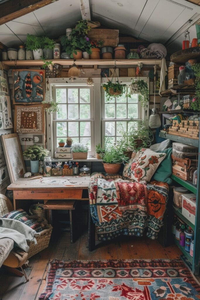 29 Rustic Boho Witchy Bedroom Ideas to Create an Enchanting Retreat 20 Wild Witch’s Workshop