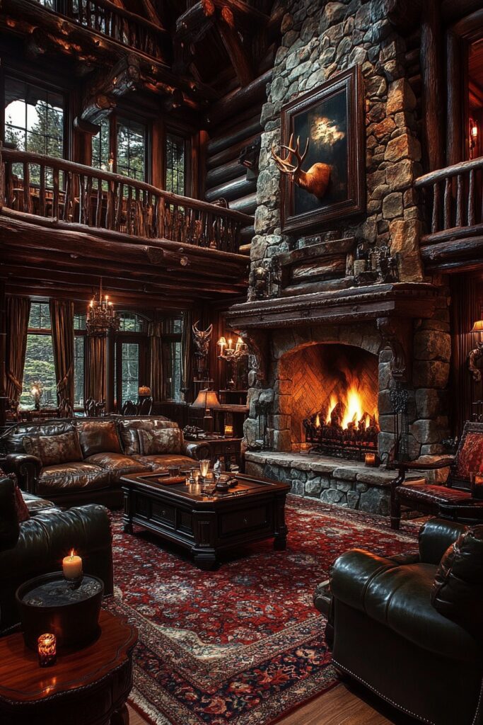29 Rustic Home Decor Ideas to Infuse Country Charm into Your Home 13 Wilderness Lodge Vibes