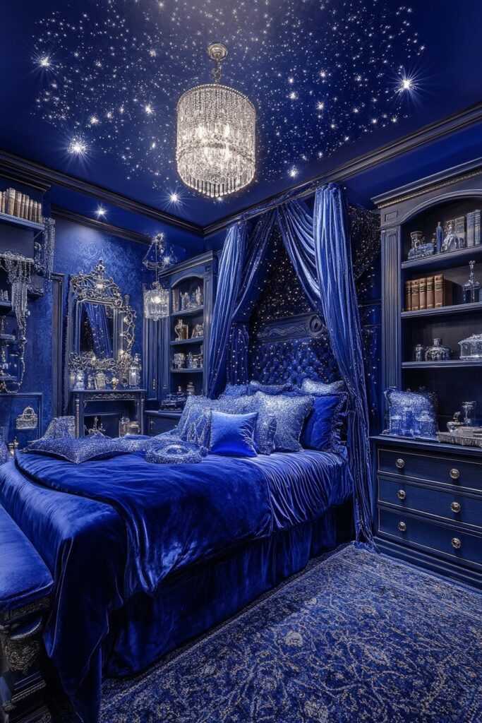 29 Halloween Decor Bedroom Ideas to Add Spooky Vibes to Your Sleeping Space 21 Wizard’s Hideaway