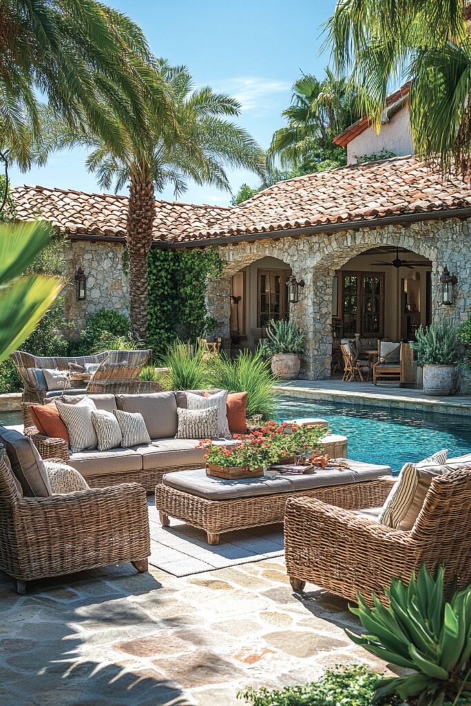 29 Cali Coastal Decor Ideas That Blend Beachy Vibes with Modern Style 13 Alfresco Coastal Retreat