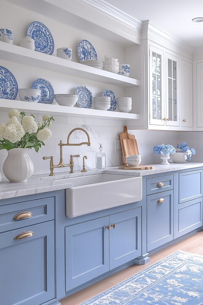 29 Kitchen Decorating Ideas to Bring Personality to Your Kitchen 15 Classic Blue & White Kitchen