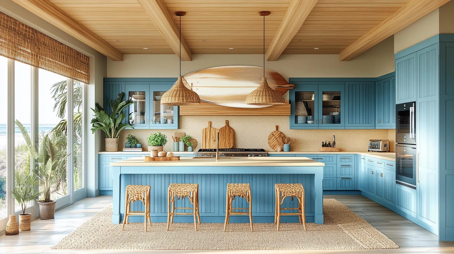 29 Coastal Boho Kitchen Ideas To Infuse Your Space With Coastal Serenity