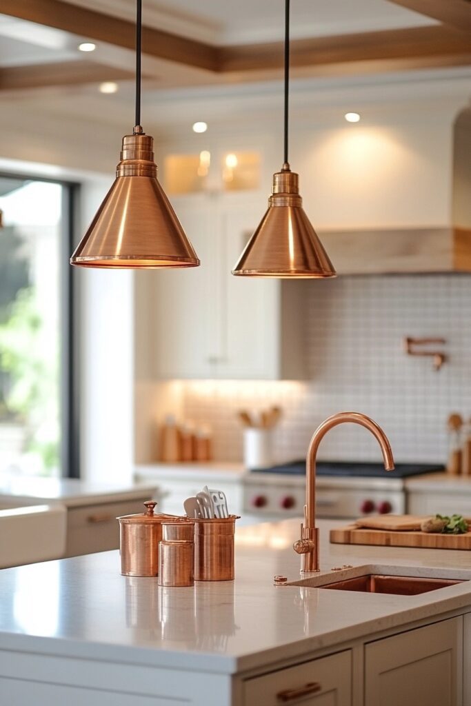 29 Kitchen Decorating Ideas to Bring Personality to Your Kitchen 26 Copper Details Kitchen